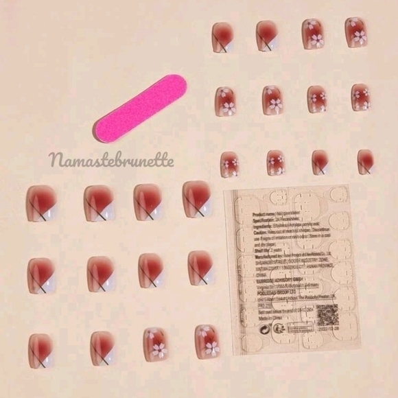 2/$16 Floral Press On Nails - Picture 4 of 14